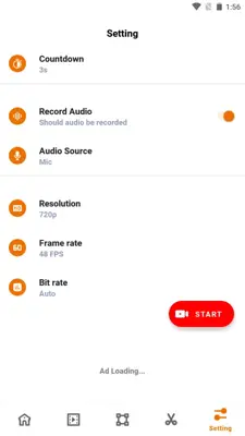 Screen Recorder android App screenshot 3